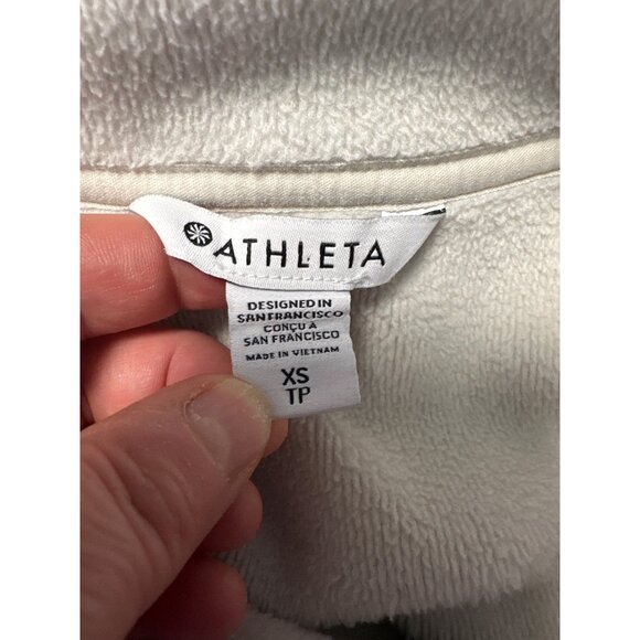 Athleta Cozy Karma Asym High Neck Long Sleeve Sweatshirt Dress Size XS - Picture 9 of 14